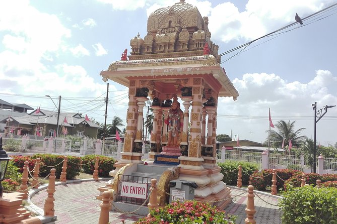 City Temple in the Sea Hanuman Murti Tour - Chaguanas Market and Bazaar Street