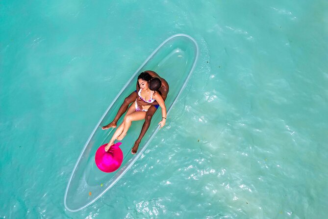 Luxury Clear Kayak Drone Photoshoot in Tobago - Ten Edited Photos and What That Value Means