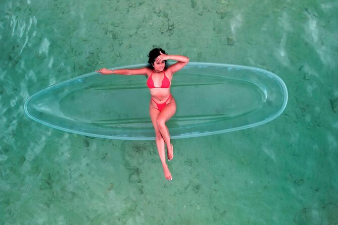 Luxury Clear Kayak Drone Photoshoot in Tobago - Private Format, Family Photos, and Who Will Enjoy It