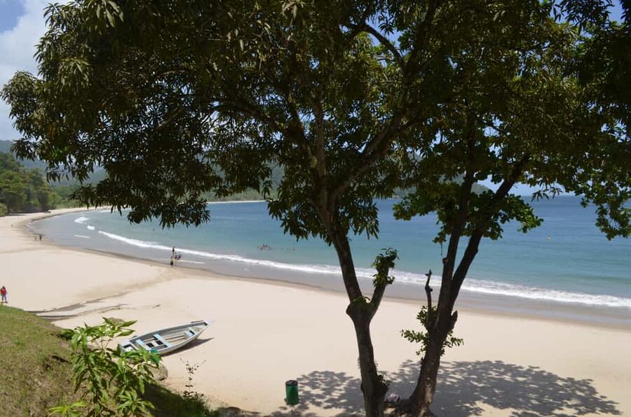 Port of Spain: Day Trip to Las Cuevas Beach - Passing Maracas Bay along the shoreline