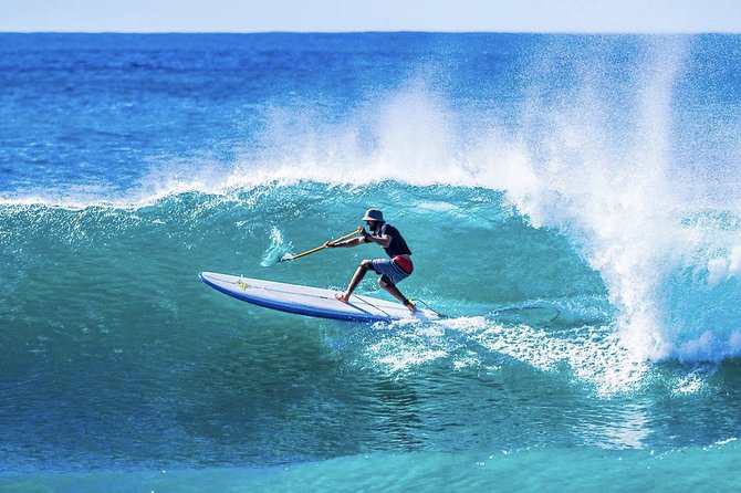 Stand Up Paddle Lessons - Moving into the water at Pigeon Point