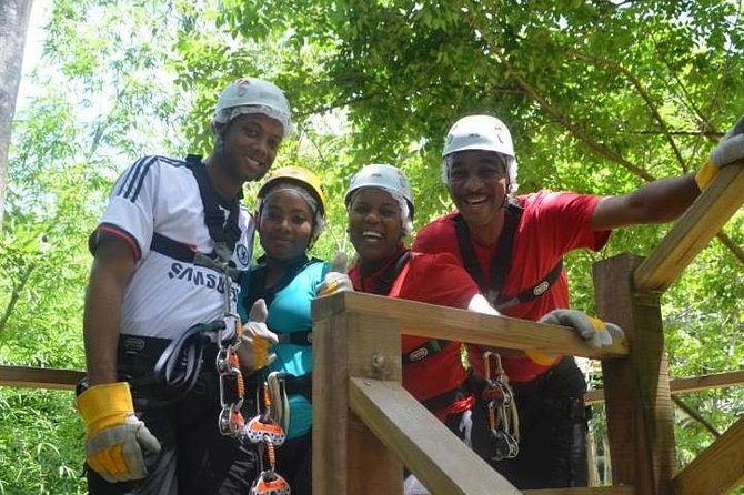 Trinidad Zipline Adventure - Caribbean views from the platforms