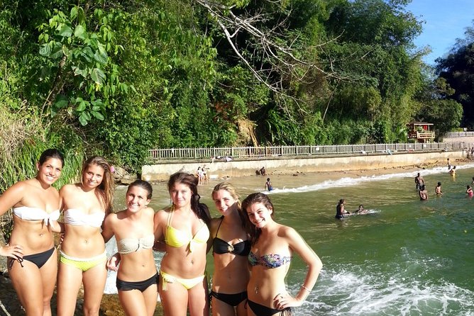 Trinidad Zipline Adventure - A beach swim ends the active part